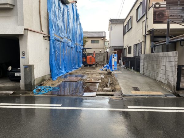 東住吉区南田辺　解体工事完了です。