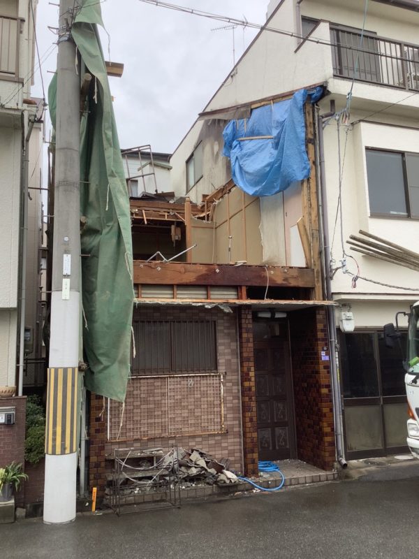 大阪市福島区吉野の解体工事が完了です！